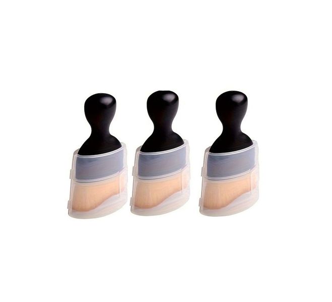 3Pcs Car Interior Cleaning Tool Brush with Cover Soft Hair Removal Brush