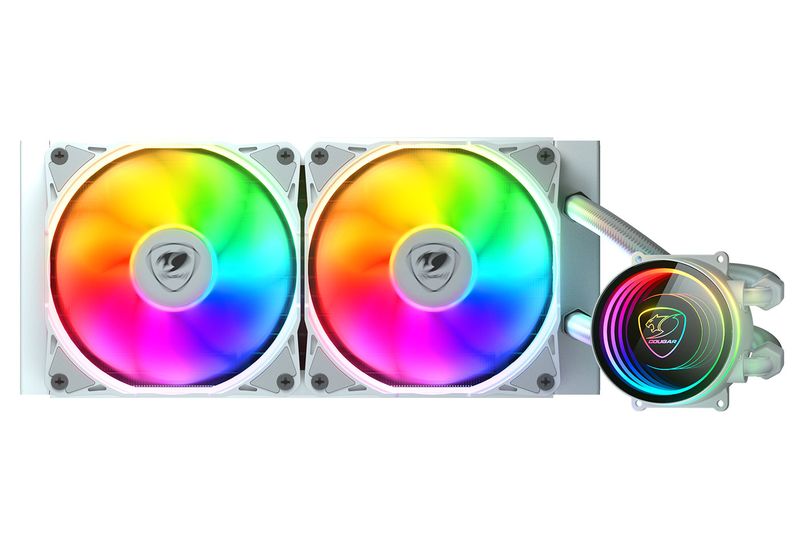 Cougar Poseidon Elite ARGB AIO 240mm CPU Liquid Cooler - White