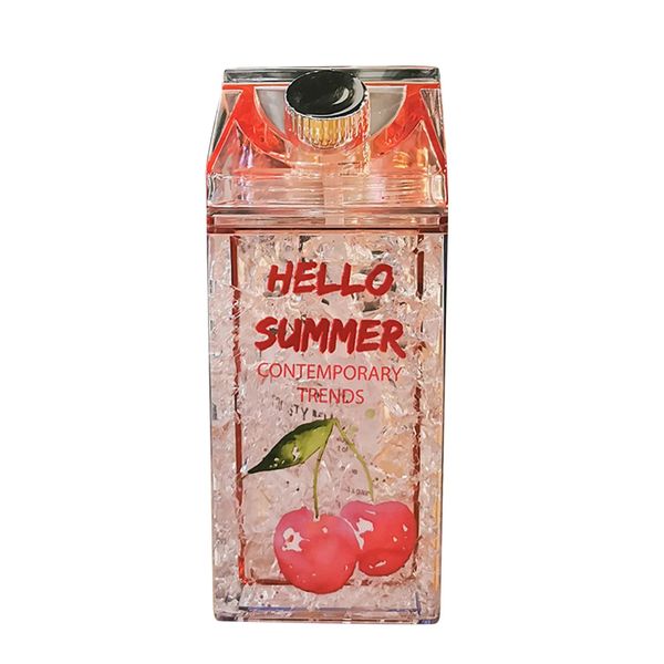 Creative Fashion Milk carton style Summer Ice Flakes