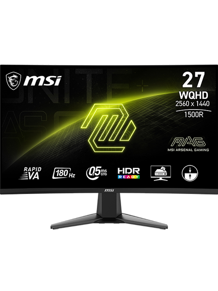 MSI MAG 27CQ6F 180hz Rapid VA Curved Gaming Monitor
