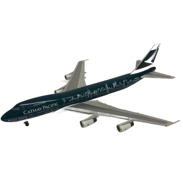 1:400 Scale, Cathay Pacific, Boeing 747-267B, Metal Display Model Aircraft.