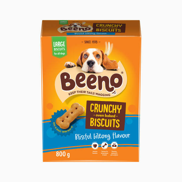 Beeno Large Biltong Biscuits 800g - Dog Biscuit Treats