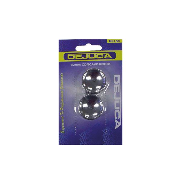Dejuca - Concave Knobs - Cp - 32mm - 2/Card - 5 Pack