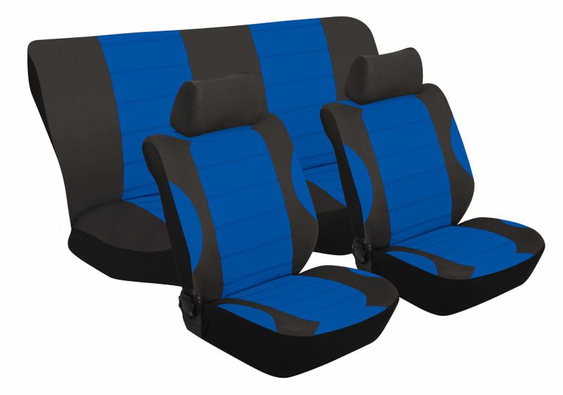 Stingray - Laguna 6Pc Car Seat Cover Set, Blue