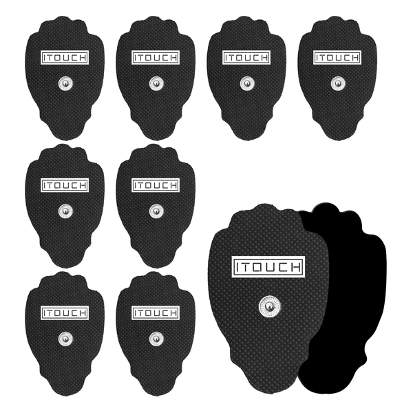 (5 Pairs / 10 Pcs) Large-Size Replacement TENS Unit Electrode Pads