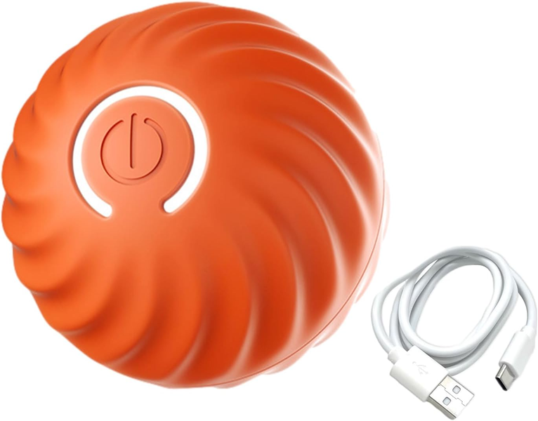 Smart Interactive Dog Toy Ball - Roll, Vibrate, Bounce - Blue