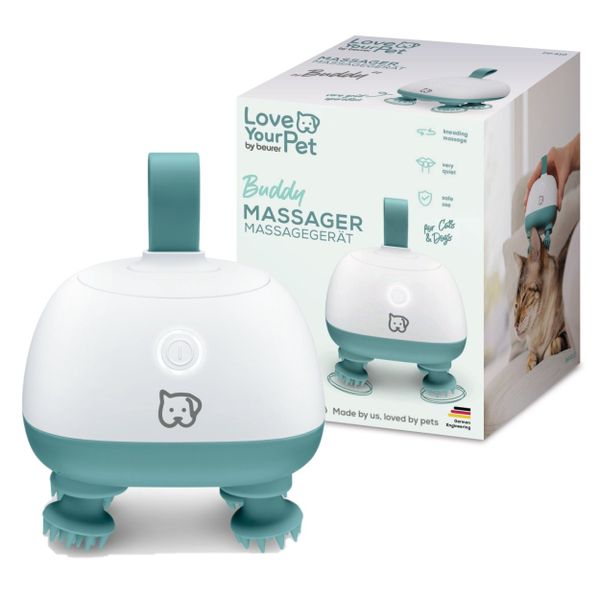 Beurer Massager for Dogs &amp; Cats | Gentle Pet Massage | Cordless | BUDDY