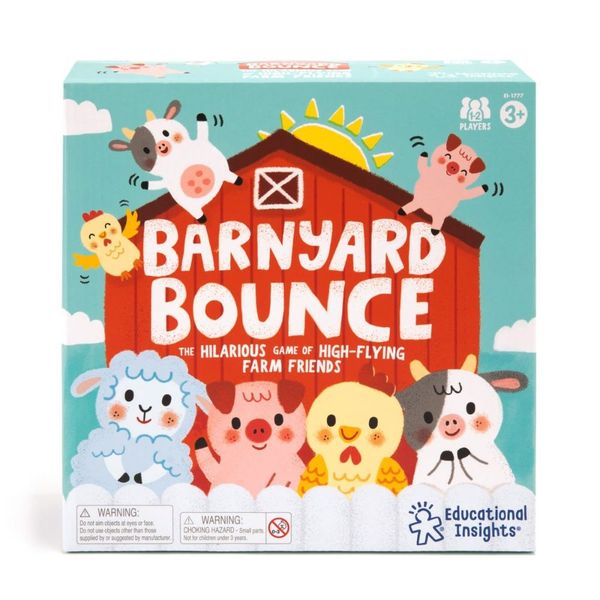 Educational Insights - Barnyard Bounce: Memory Matching Game for Toddlers