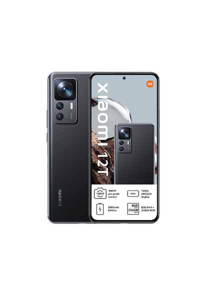 Xiaomi 12T 256GB 5G Dual Sim - Black