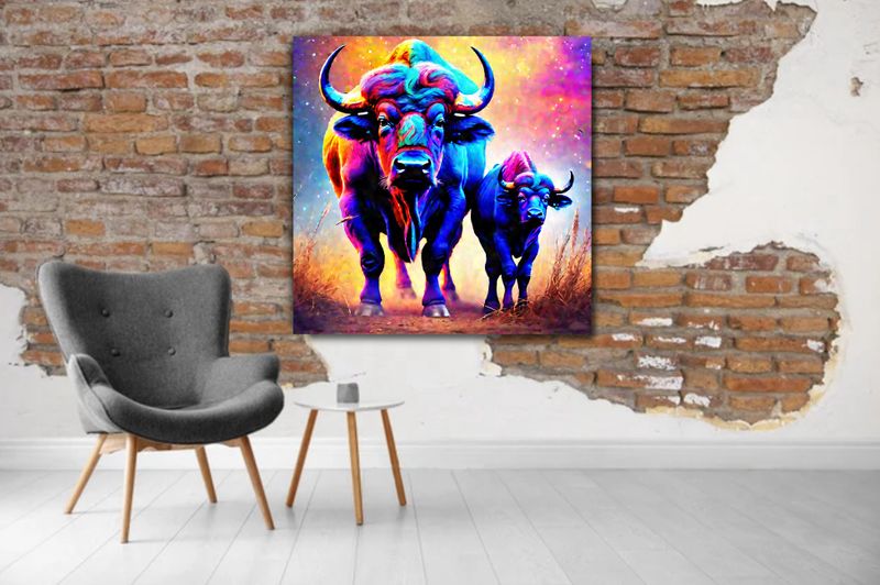 Canvas Wall Art - Big 5 - Moms and Babes Buffalo