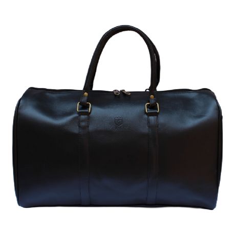 Faux leather duffle bag on sale