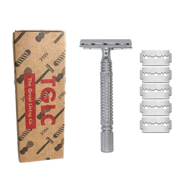 Double Edge Safety Shaving Razor Plus 5 Blades