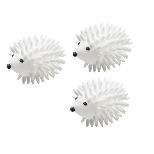 3 Hedgehog Dryer Balls for Laundry Hair Removal