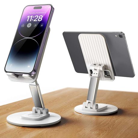 Peachz - Foldable Cell Phone Stand Height Adjustable Phone Holder