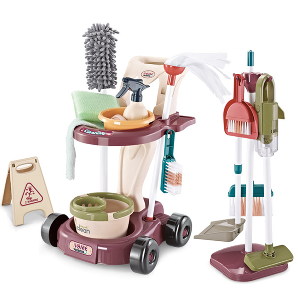 Cleaning Set Home Cleaning Play Set 17 Piece Cleaning Toys for Kids Gift