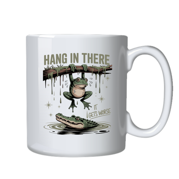 Funny Frog Motivational Positive Mug -Ideal Gift for Birthday Christmas 402