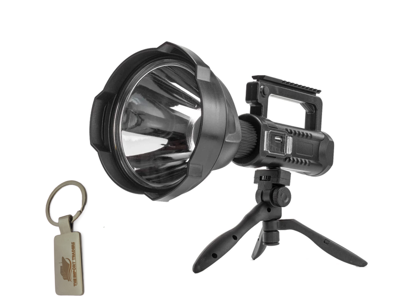 Multifunctional Rechargeable Spotlight Flashlight With TIT Keychain