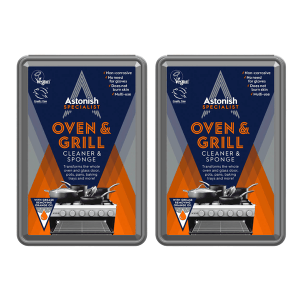Astonish Specialist | Oven &amp; Grill Cleaner &amp; Sponge | 2 Pack | Value Pack