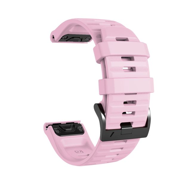 Silicone Band for Garmin Fenix 6 (22mm) -Pink