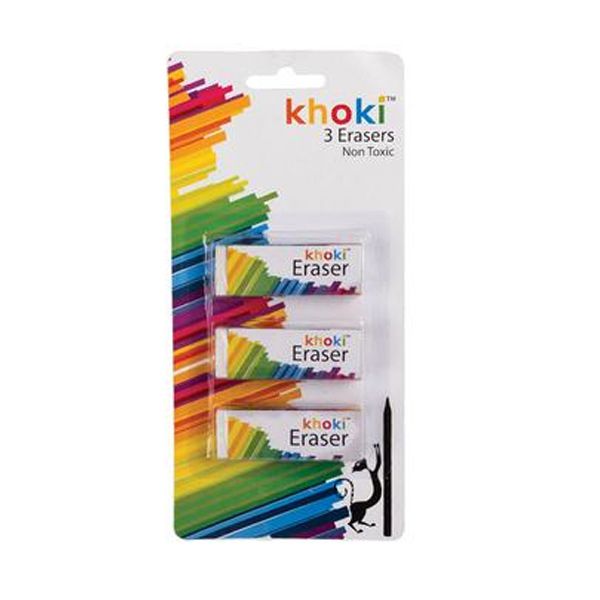 Khoki Eraser - 3 Piece
