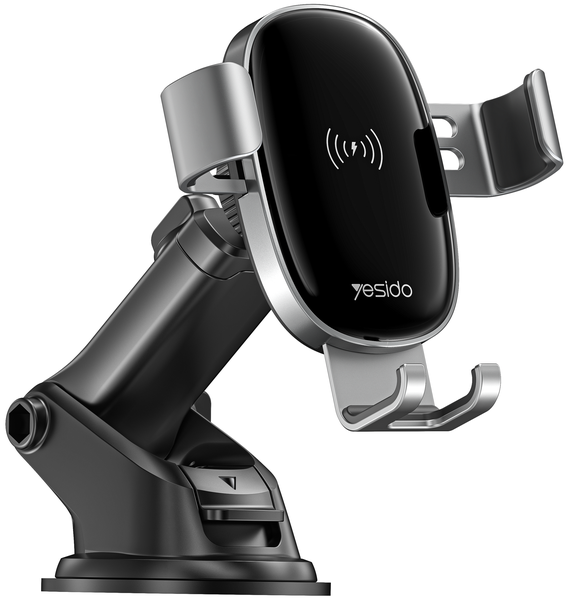 Aluminium Adjustable Phone Holder With Wireless Fast Charging - C123