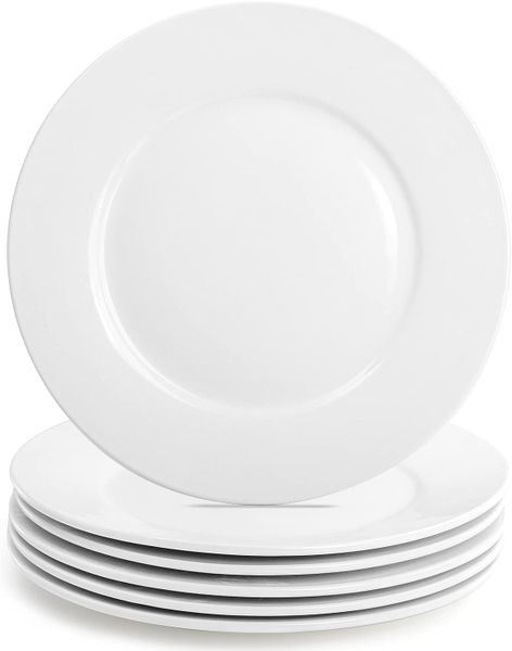 Set Of 24 Round Polaris Dinner Plates-23cm