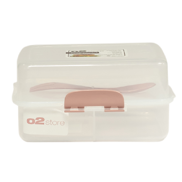 Kitro Plastic Square Lunch Box Compartment