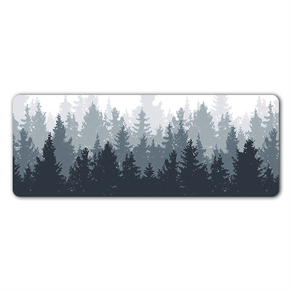 Forest Mouse Pad Mat (31 5X11 8In) Extended With Non-Slip Mouse Pad