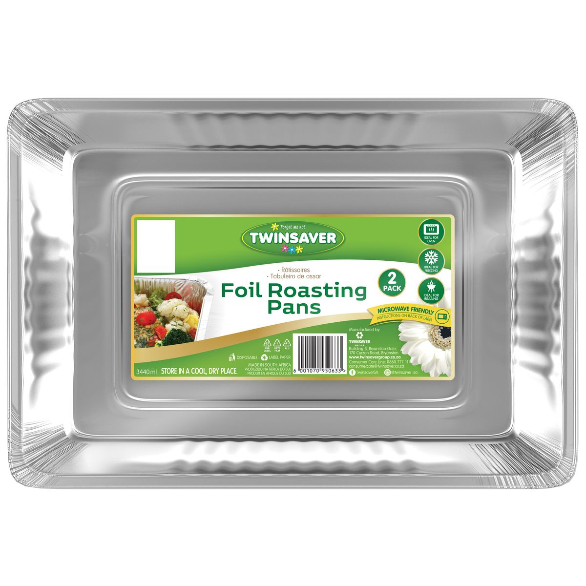 Twinsaver Foil Roasting Pan 2pk Buy Online in South Africa