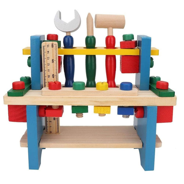 Kids Tool Set And Workbench Toy - Multicolor
