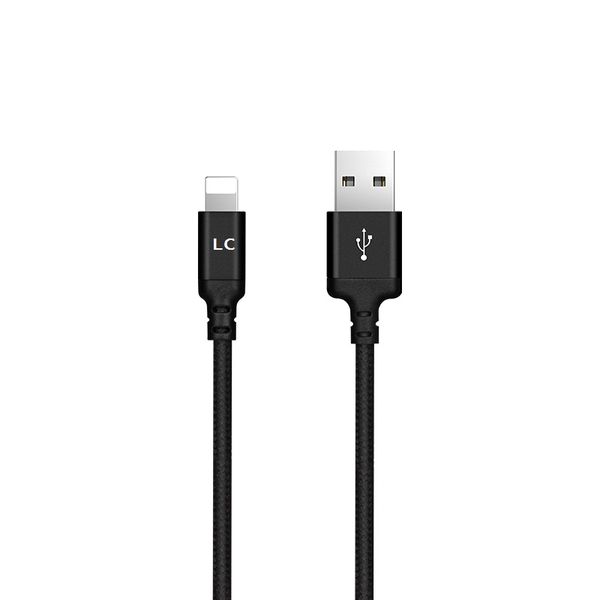 LC TECH Lightning to USB Cable for iPhone 12 SE 11 Xs Max XR X 8 6s 6 Black
