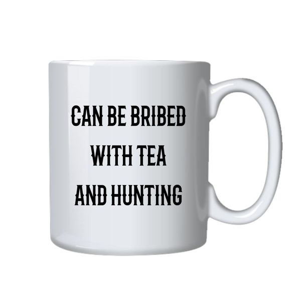 Tea and Hunting Mug - Best Funny Novelty Fathers Day Gift for Hunter Dads