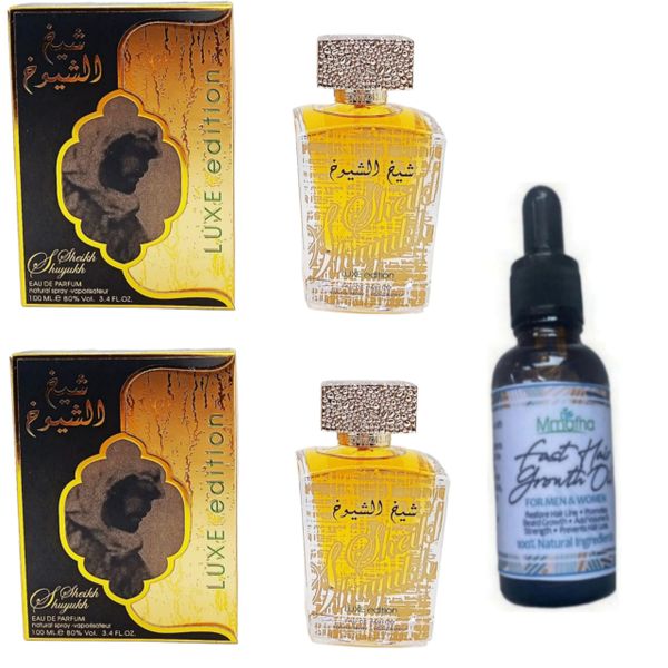 Gift Sets 2Sheikh Al Shuyukh Luxe Perfumes&amp;Mmafha Hair Oil