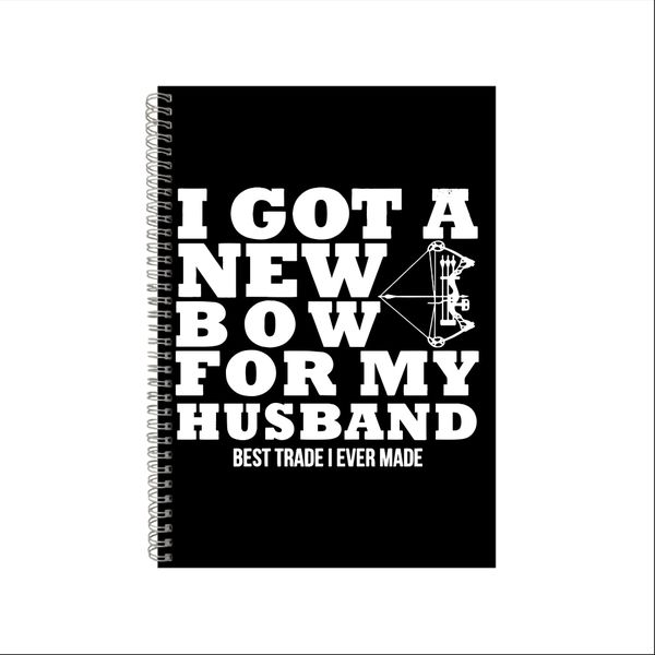Bow Hunting Notebook Hunter Gift Idea A4 Notepad Pad 25