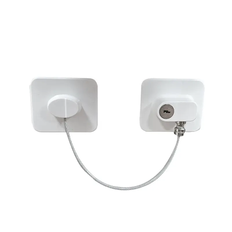 Lollanda Fridge Lock for Cabinet, Drawers, Toilet Seat, Fridge, Size: 1pc, White