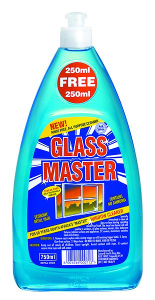 Glass Master Window Cleaner Refill 750ml