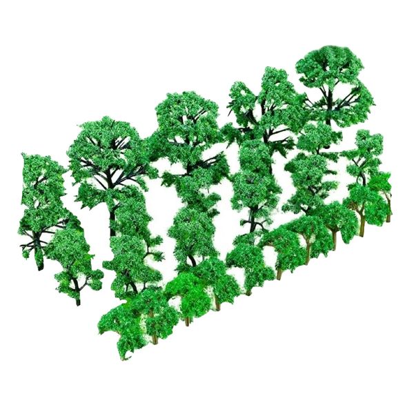 Craft Toy Miniature Diorama Landscape 25 Pieces Model Trees