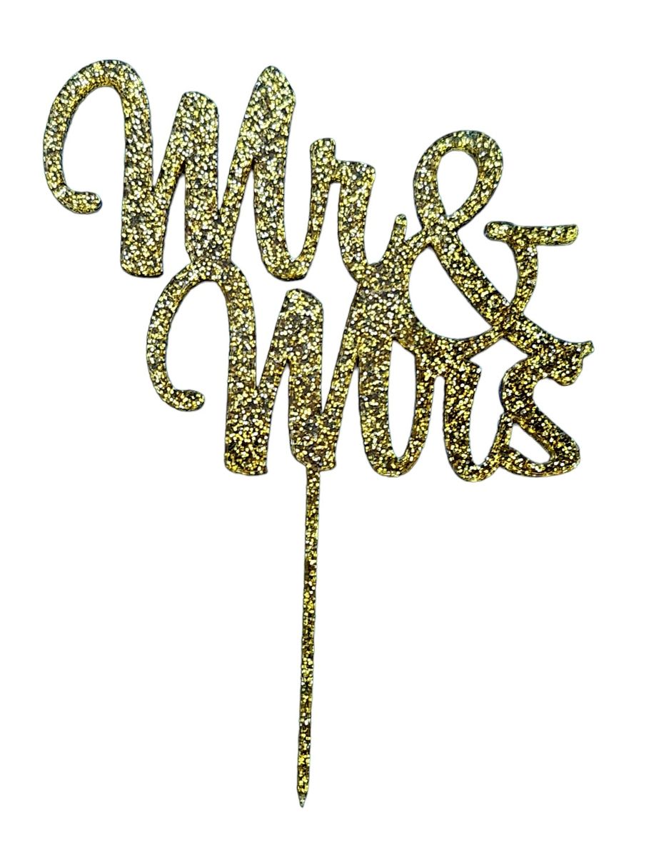Mr & Mrs Cake Topper Shop Today. Get it Tomorrow!