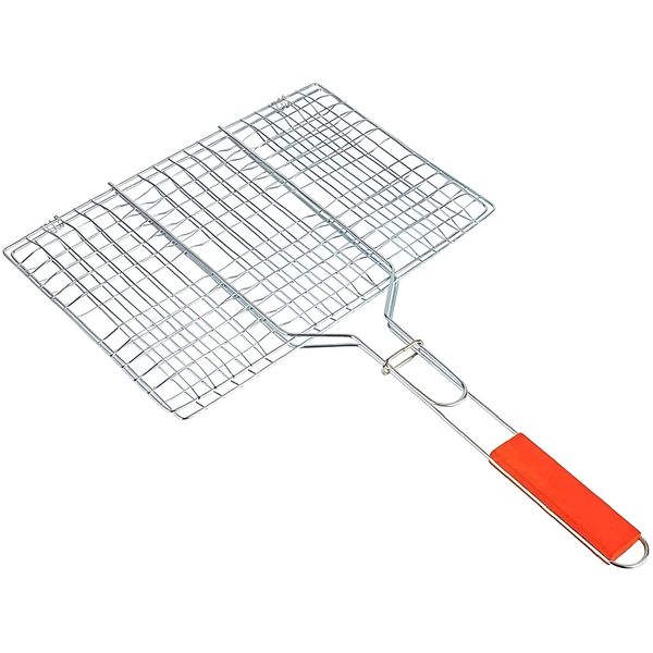 Stainless Steel Grilling Basket - Removable Handle HXS-28