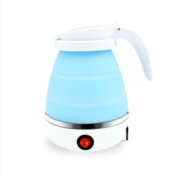 Portable 12V Camping Electric Kettle - Blue