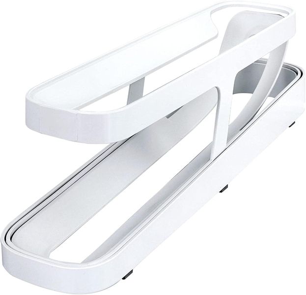 Dual Layer Eggs Refrigerator Egg Dispenser Rack