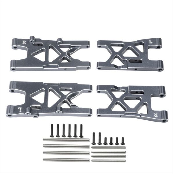Front &amp; Rear Suspension Arms for Arrma 1/8 Mojave 4x4 4S Blx Titanium