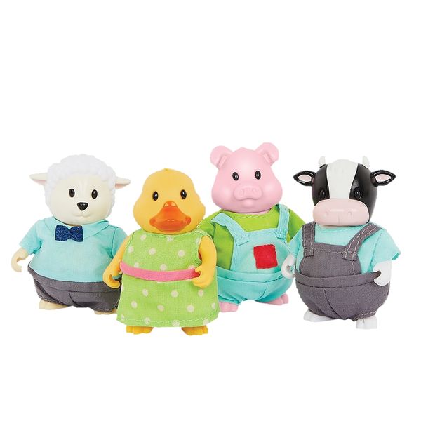 Li'l Woodzeez Animal Farm Friendz Club Set