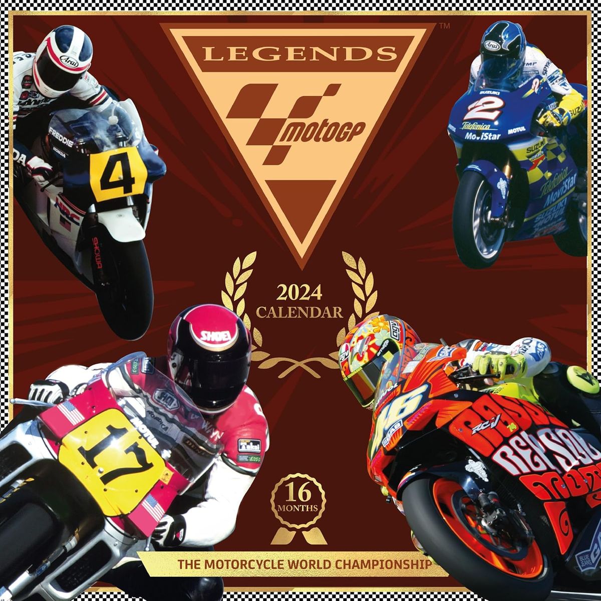 Moto GP 2024 Square Wall Calendar Shop Today. Get it Tomorrow