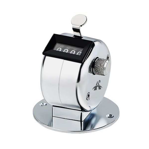 ALANES 4 Digit Mechanical Number Hand Held Count Clicker for Sports Games