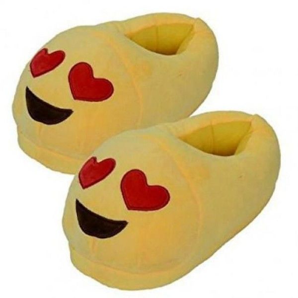 Soft Plush Emoji Slippers Yellow Slipper Laughing Emoji