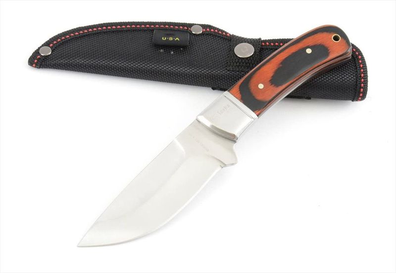 K91 Full Tang Fixed Blade Hunting Knife with Nylon Sheath