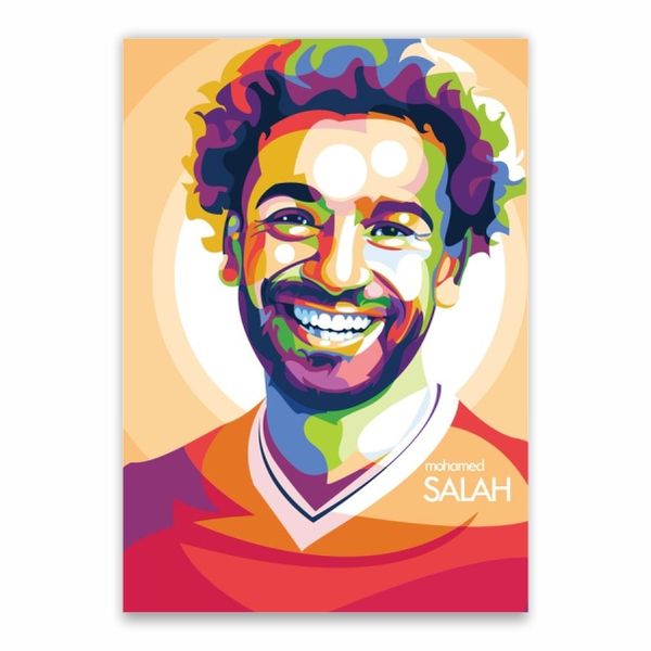 Mohamed Salah Pop Art Poster - A1