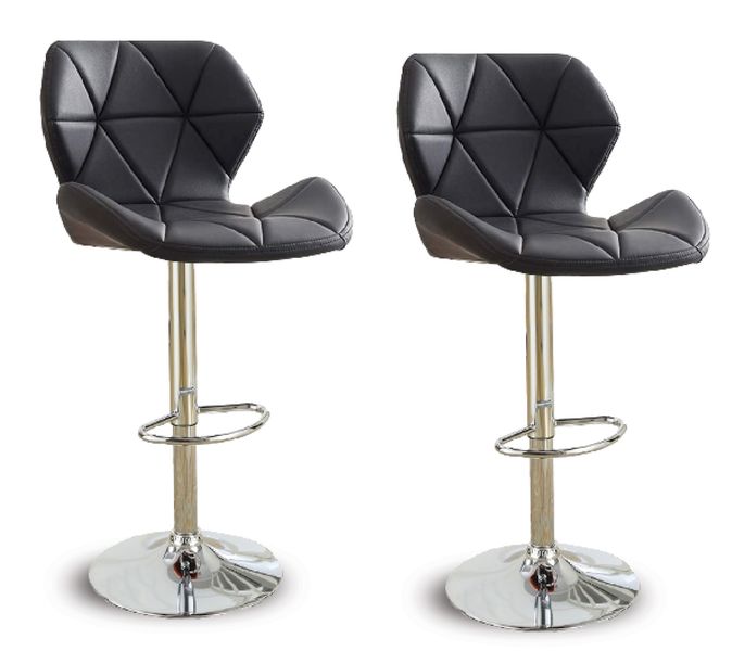 Bar Stools - Kitchen Counter Swivel Chairs - Set of Two