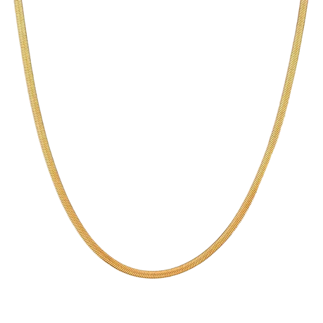 Elegant Vintage Women's 18K Gold Plated Necklace Image